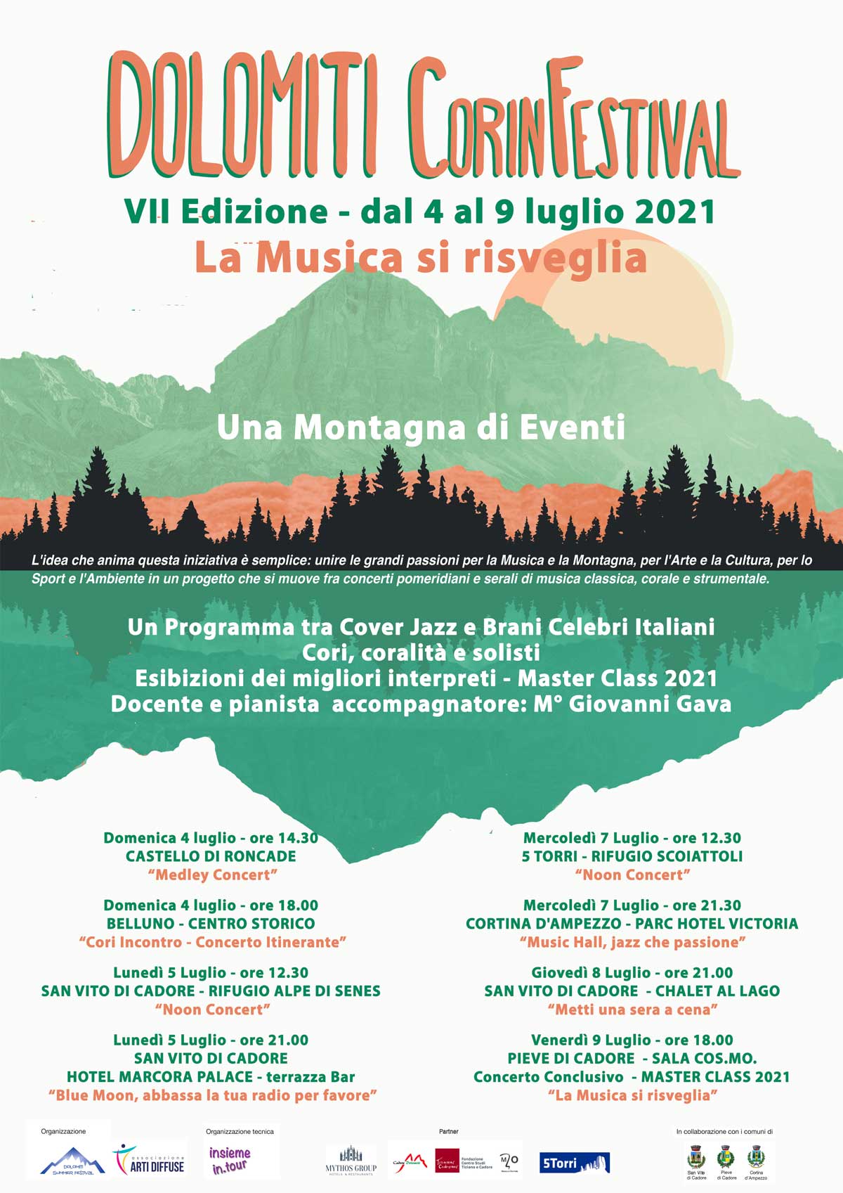 festival di cori sulle Dolomiti