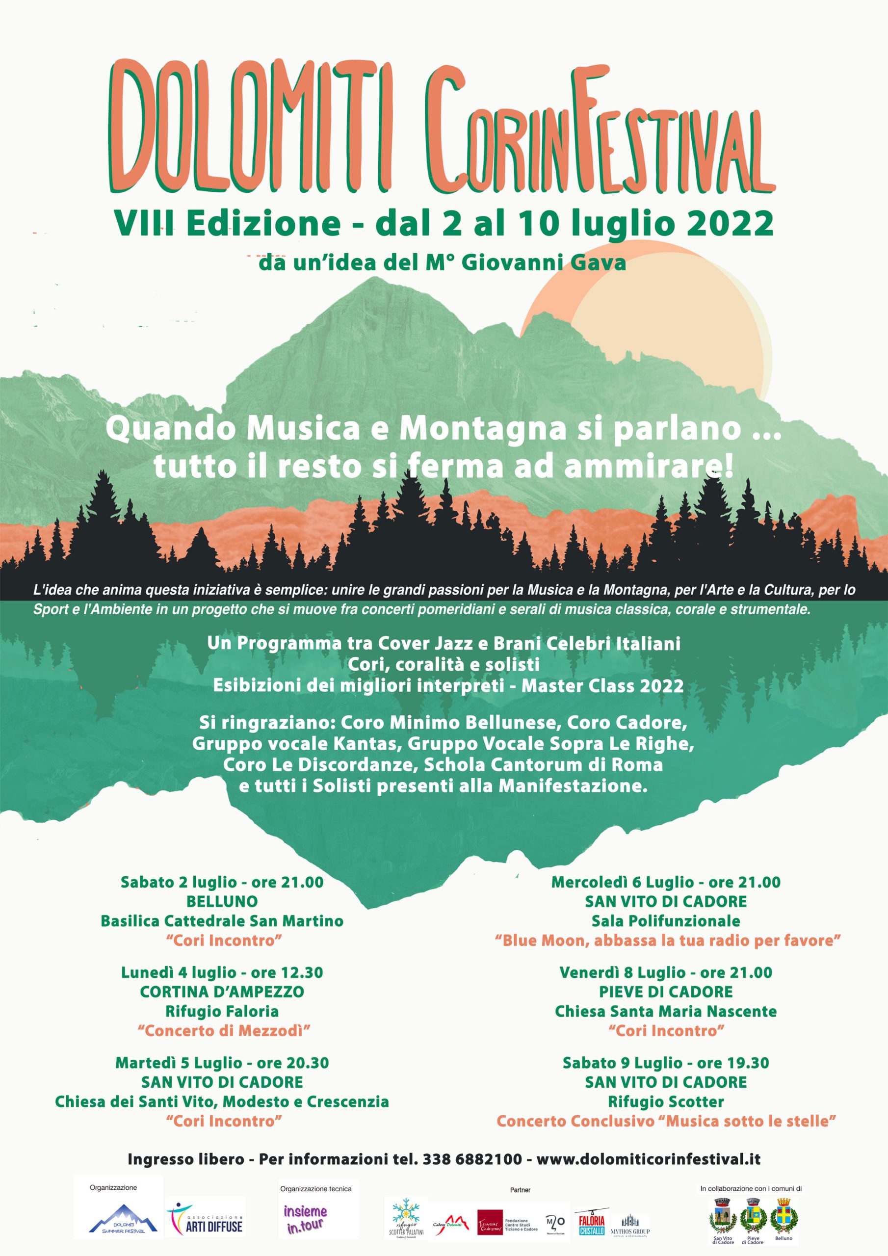 Dolomiti CorinFestival locandina 2022